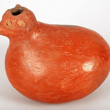 San Francisco Red type Ceramic effigy vessel, southwestern United States, Mogollon culture